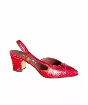 Лодочки на низком каблуке