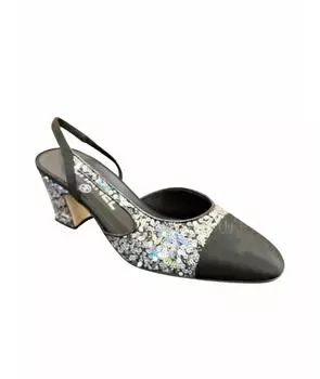 Лодочки на низком каблуке