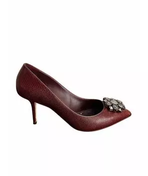 Лодочки на низком каблуке