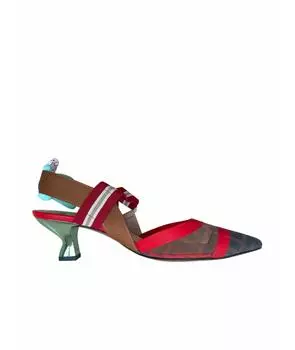 Лодочки на низком каблуке