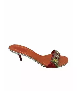 Лодочки на низком каблуке