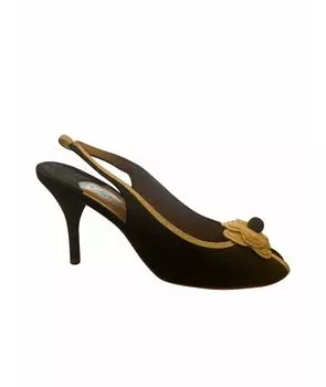 Лодочки на низком каблуке