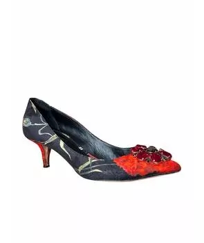 Лодочки на низком каблуке