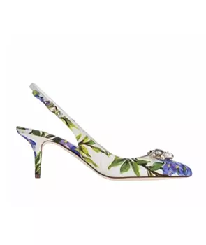 Лодочки на низком каблуке