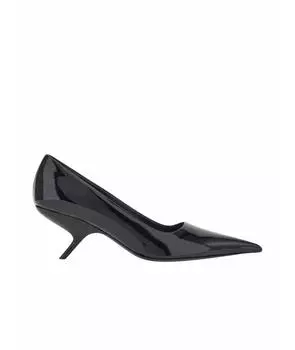 Лодочки на низком каблуке