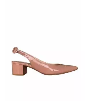 Лодочки на низком каблуке