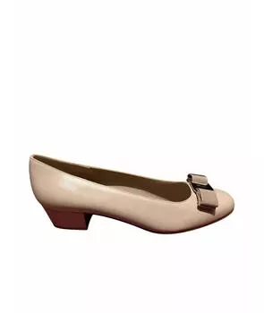 Лодочки на низком каблуке