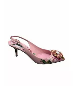 Лодочки на низком каблуке