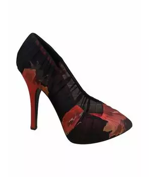 Лодочки на низком каблуке