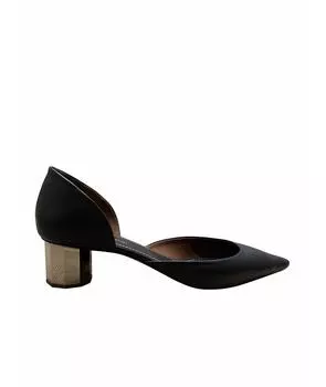 Лодочки на низком каблуке