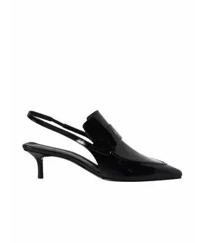 Лодочки на низком каблуке