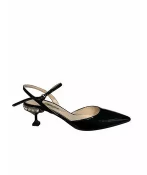 Лодочки на низком каблуке