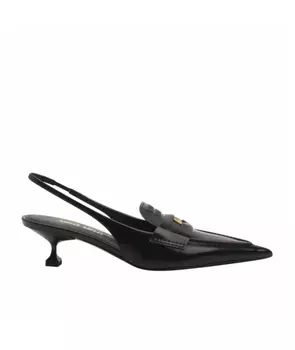 Лодочки на низком каблуке