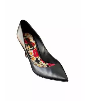 Лодочки на низком каблуке