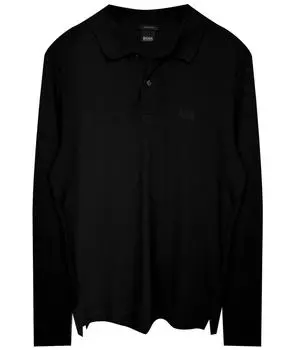 Поло с длинным рукавом