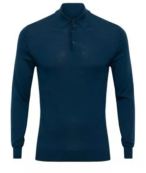Поло с длинным рукавом