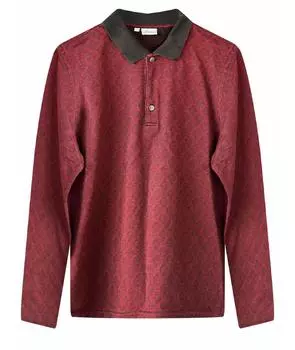 Поло с длинным рукавом