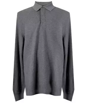 Поло с длинным рукавом