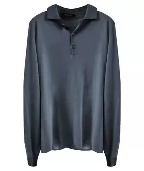 Поло с длинным рукавом