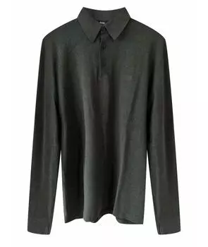 Поло с длинным рукавом