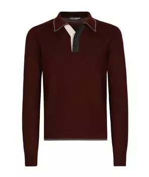 Поло с длинным рукавом