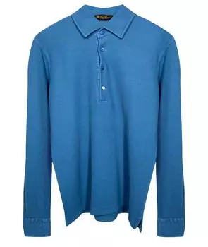 Поло с длинным рукавом
