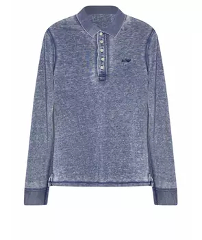 Поло с длинным рукавом