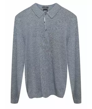 Поло с длинным рукавом