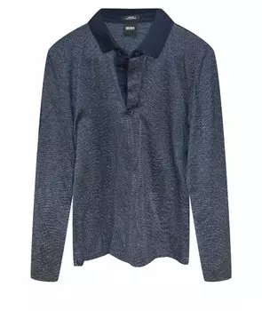 Поло с длинным рукавом