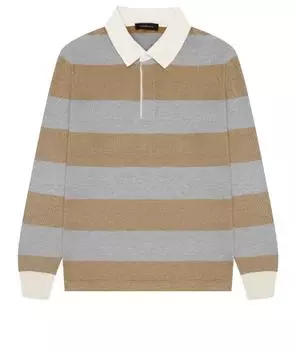 Поло с длинным рукавом