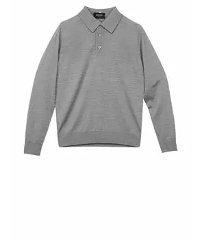 Поло с длинным рукавом