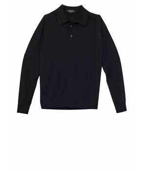 Поло с длинным рукавом