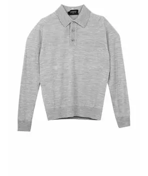 Поло с длинным рукавом