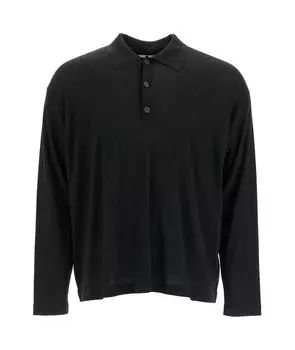 Поло с длинным рукавом