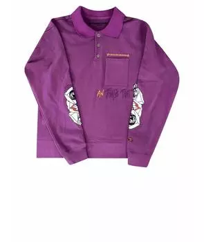 Поло с длинным рукавом