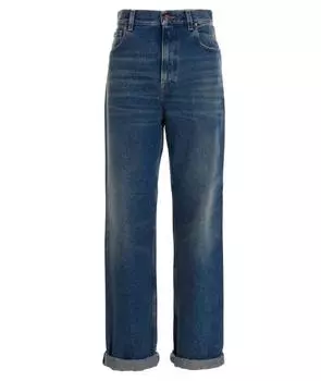 Прямые джинсы