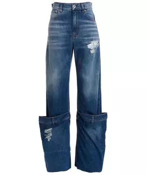 Прямые джинсы