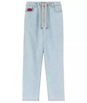 Прямые джинсы