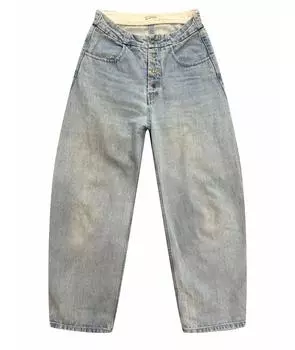 Прямые джинсы