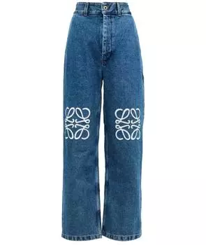 Прямые джинсы