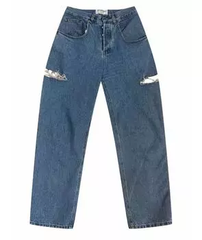 Прямые джинсы