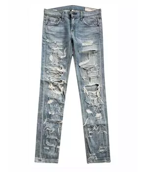 Прямые джинсы