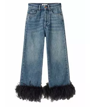 Прямые джинсы