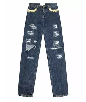 Прямые джинсы