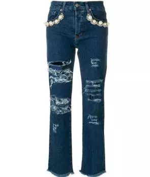 Прямые джинсы