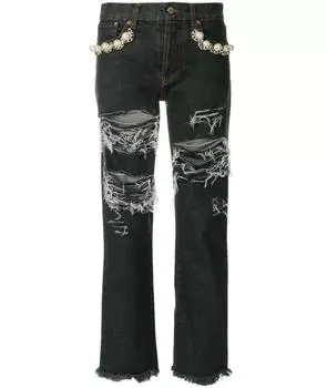 Прямые джинсы