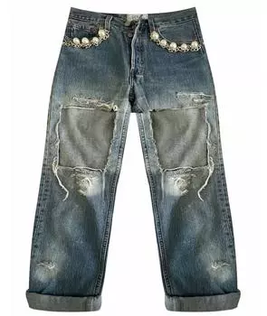 Прямые джинсы