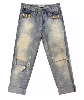 Прямые джинсы