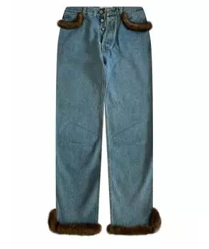 Прямые джинсы