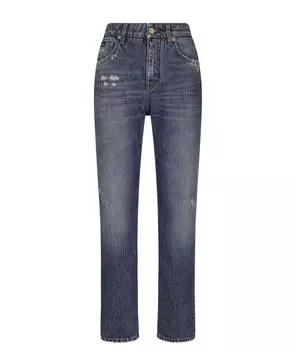 Прямые джинсы